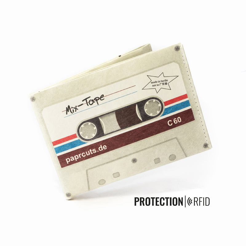 Paprcuts Portemonnaie mit RFID-Schutz Mixtape