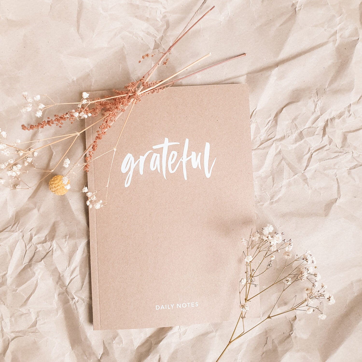 Projekt Stil Achtsamkeitsbuch-Achtsamkeitsblock (A5) grateful DAILY NOTES