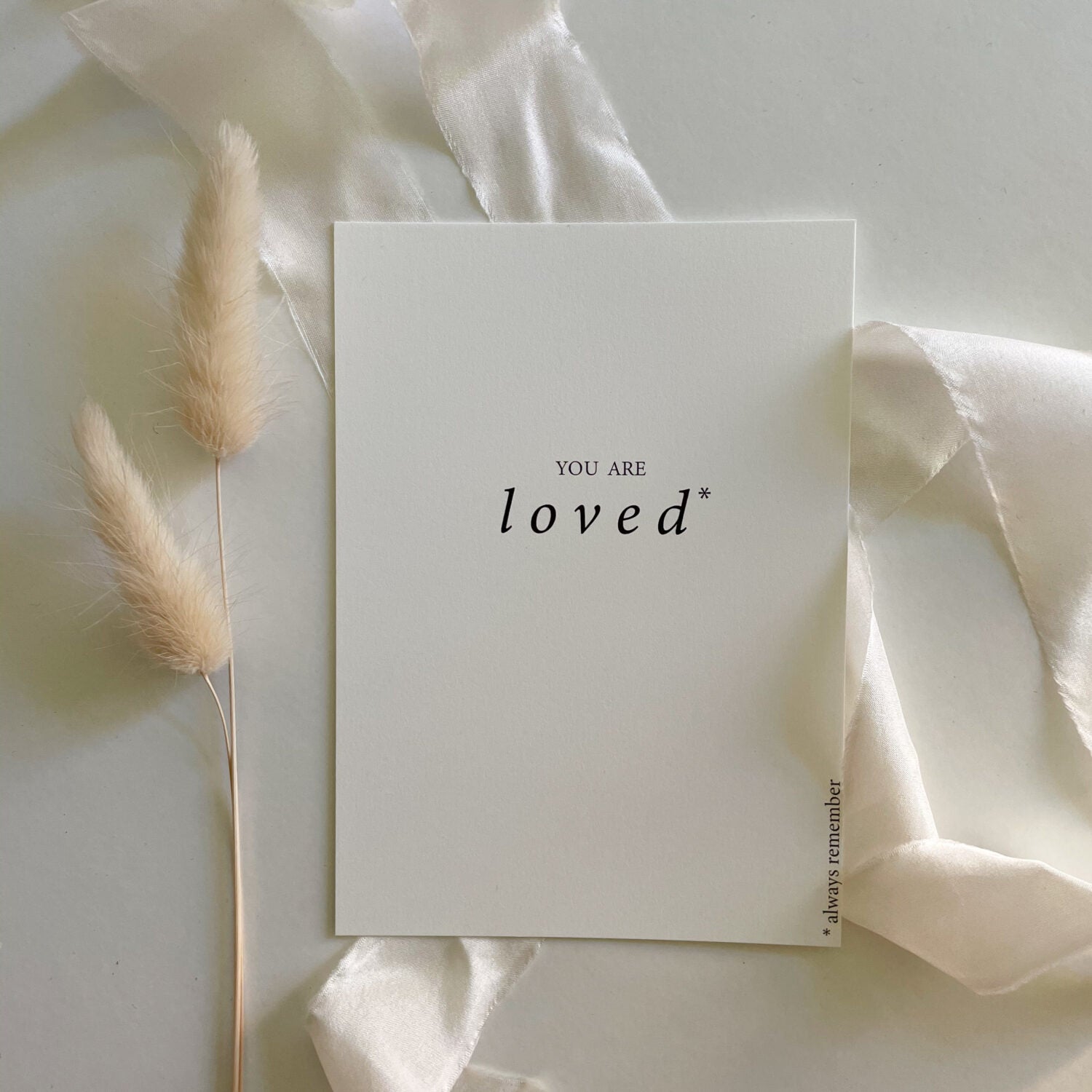 Projekt Stil Postkarten You ARE loved*