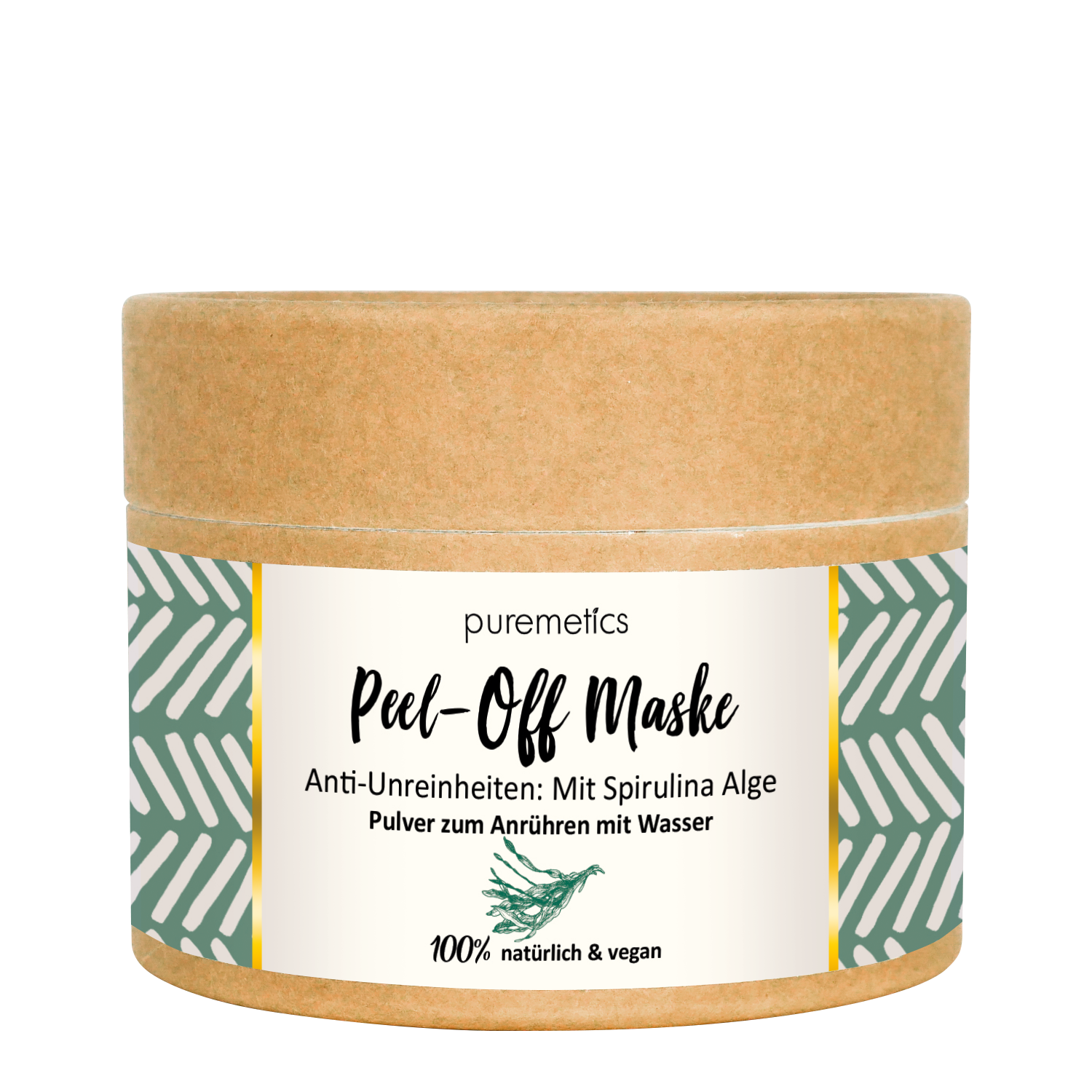 Puremetics_PeelOffMaske_SpirulinaAlge_Vorderseite