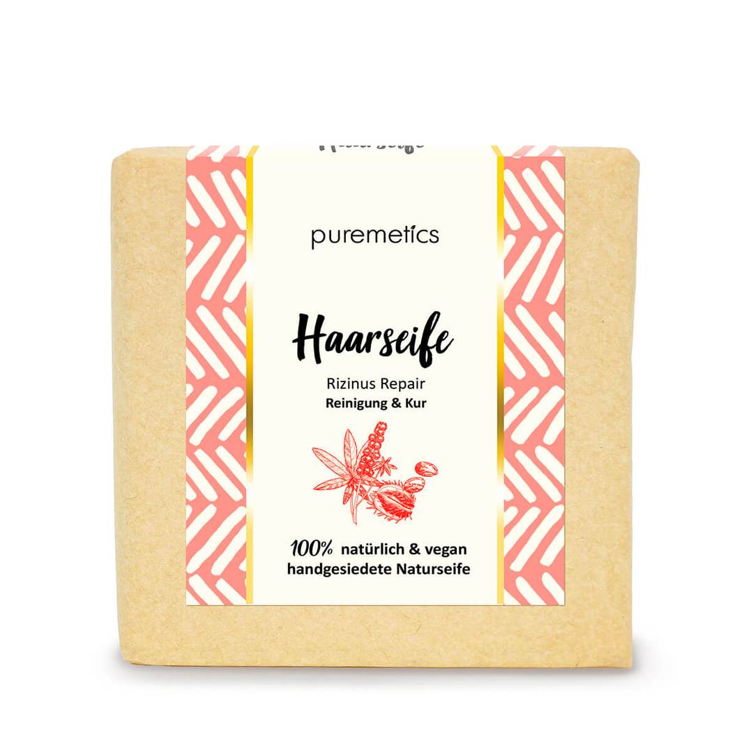 puremetics Haarseife "Rizinus Repair"