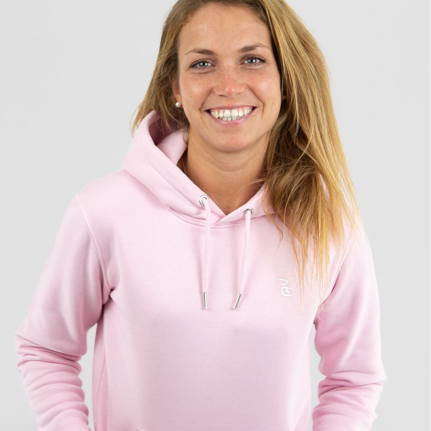 Restless Crew Damen Hoodie "MOUNTAINS Petal" - Pink