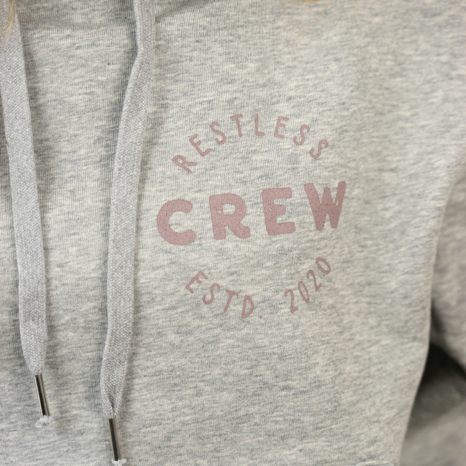 Restless Crew Damen Oversized Hoodie CREW Hoodie - Grey_1.4