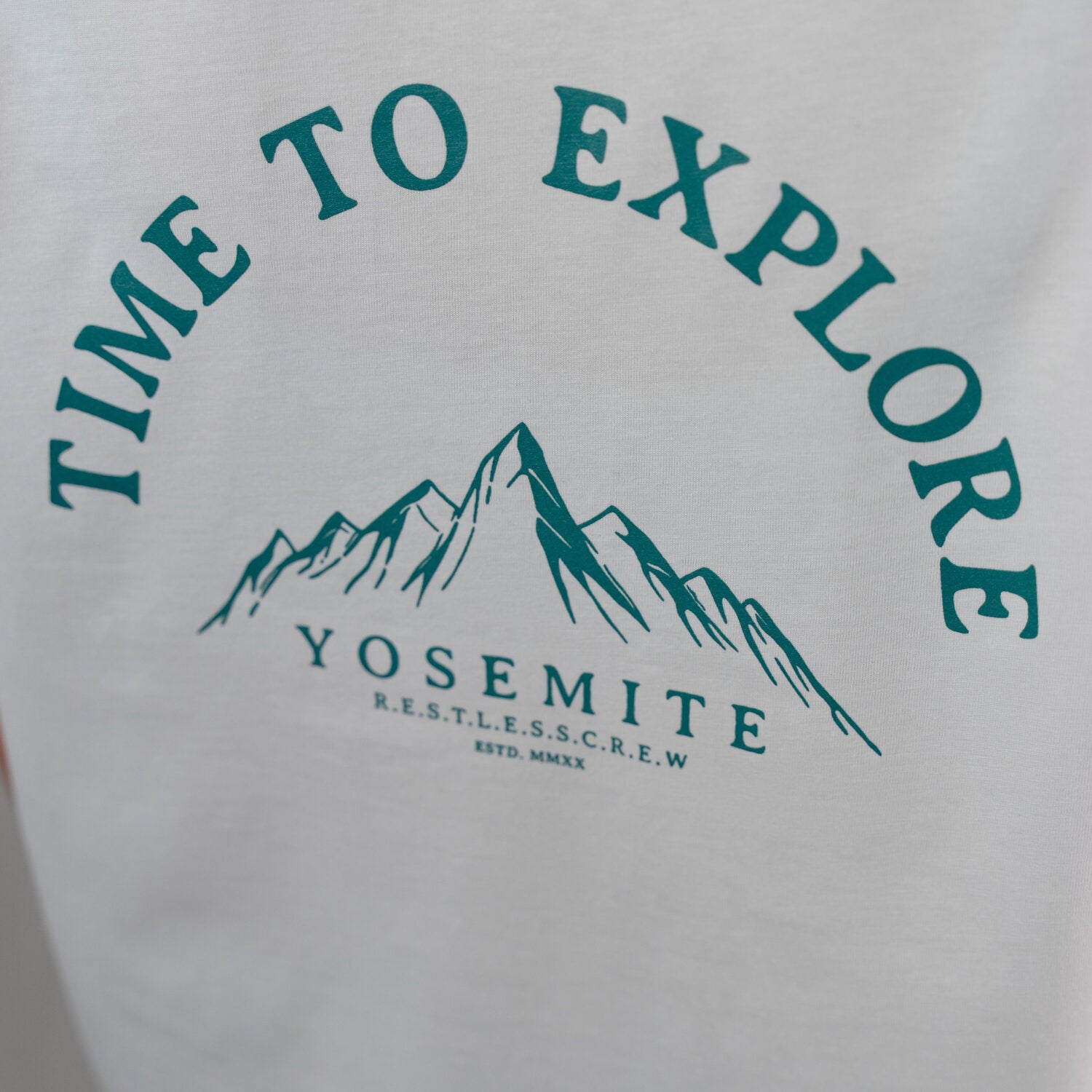 Restless Crew Damen T-Shirt YOSEMITE - White_1.2