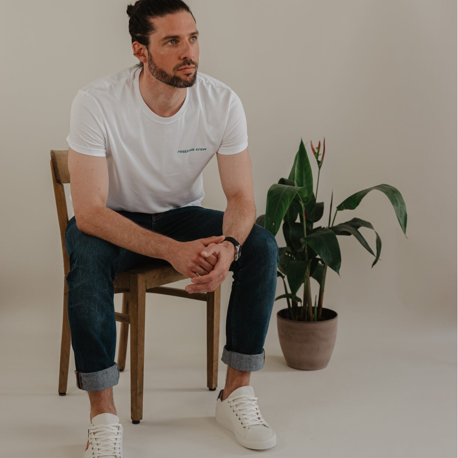 Restless Crew Herren T-Shirt YOSEMITE - White_1.3