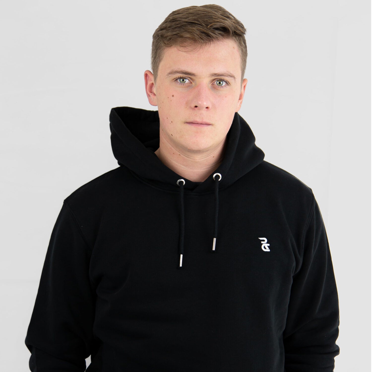 Restless Crew Unisex Hoodie "MOUNTAINS" - Black