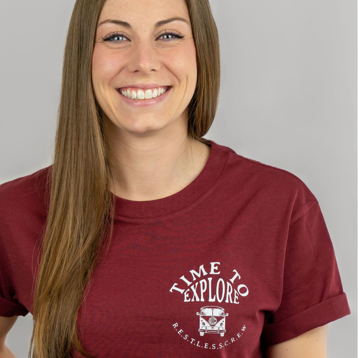 Restless Crew Unisex T-Shirt "VANLIFE" - Red