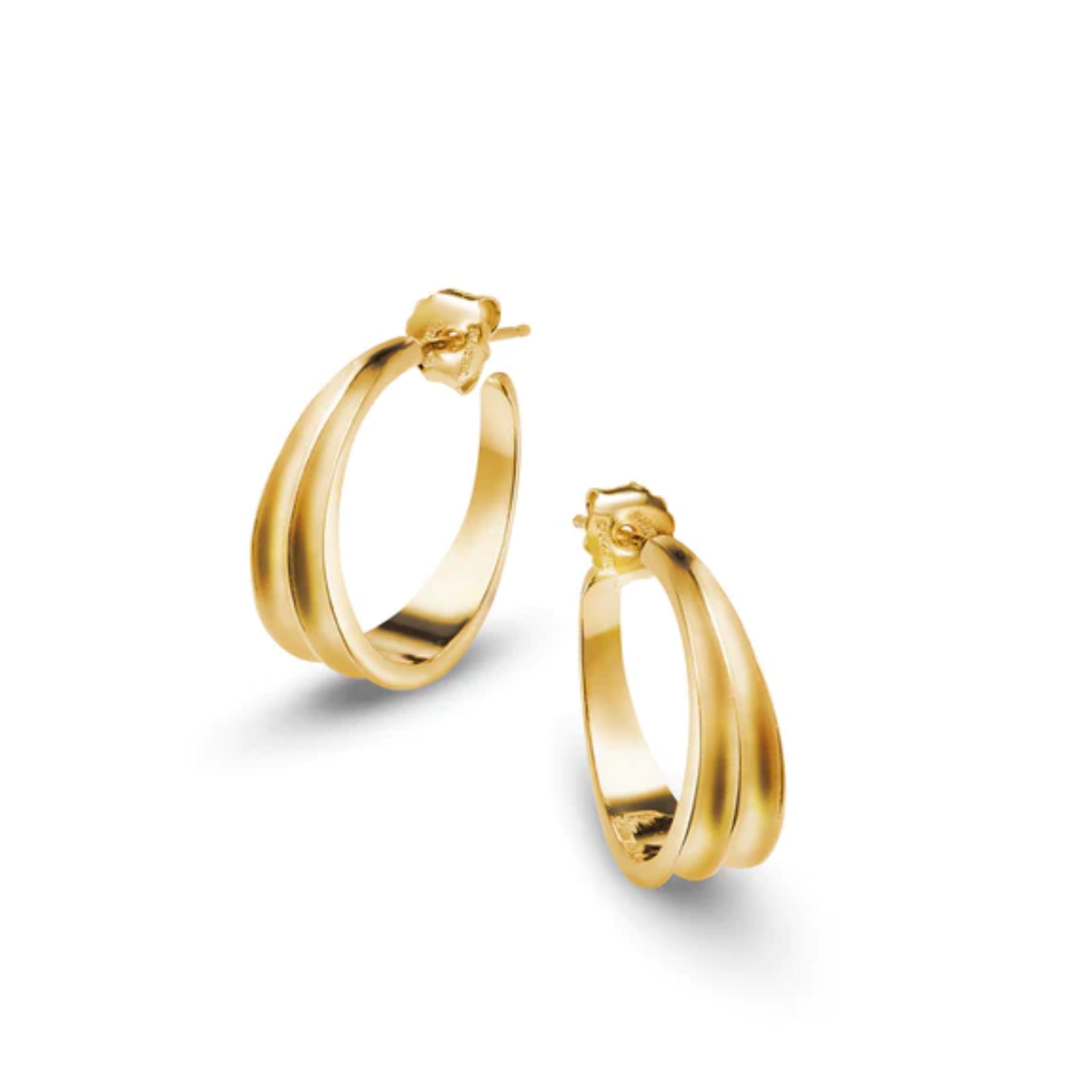 Jukserei Ohrringe "Saga Hoops" Gold