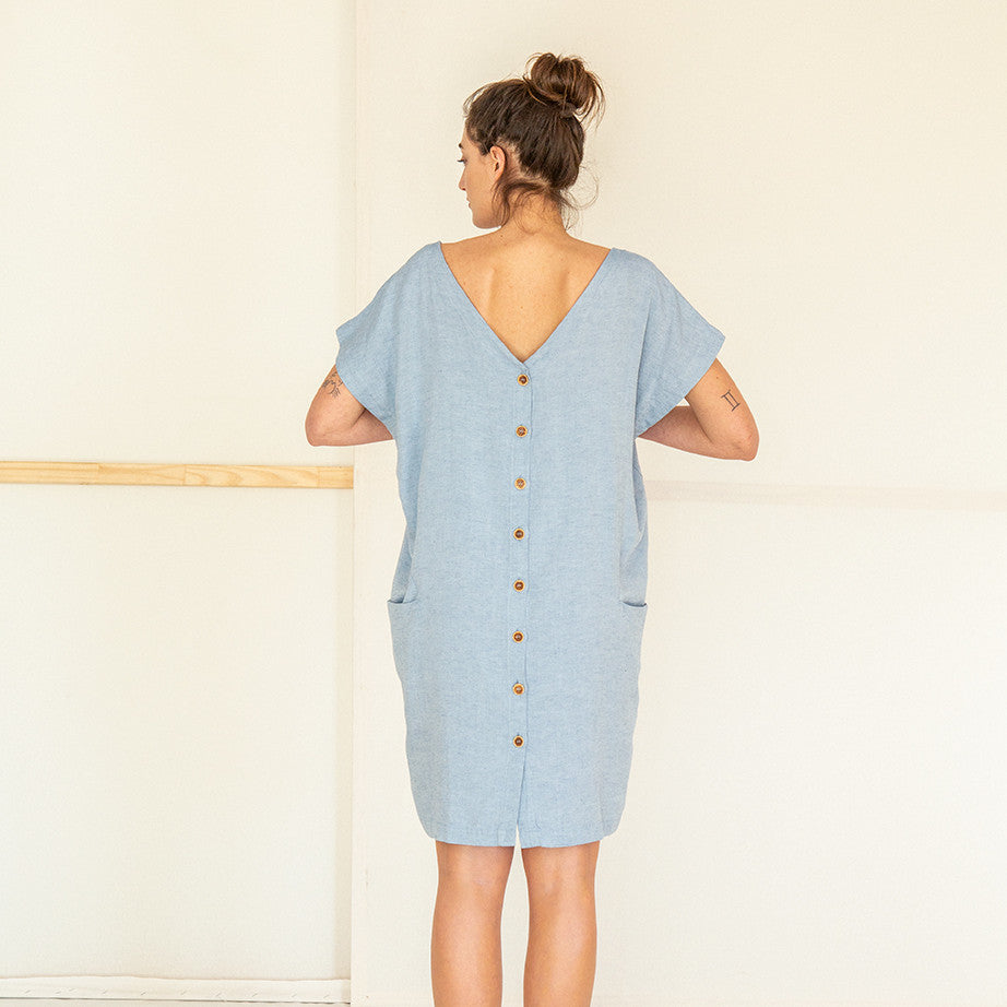 SUITE13LAB 2in1 Kleid "RITA" - denim blue
