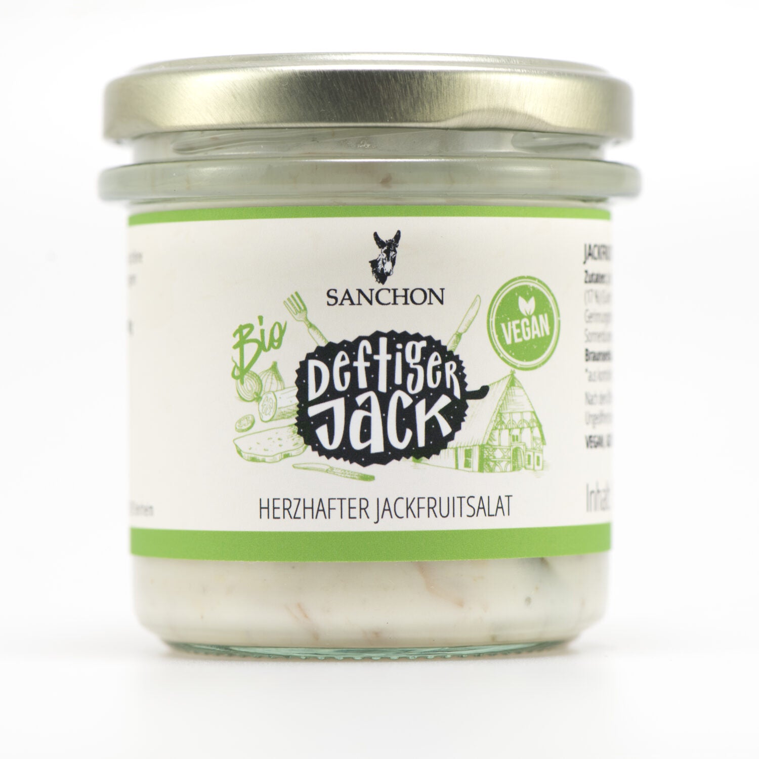 Sanchon Veganer Bio-Brotaufstrich Deftiger Jack