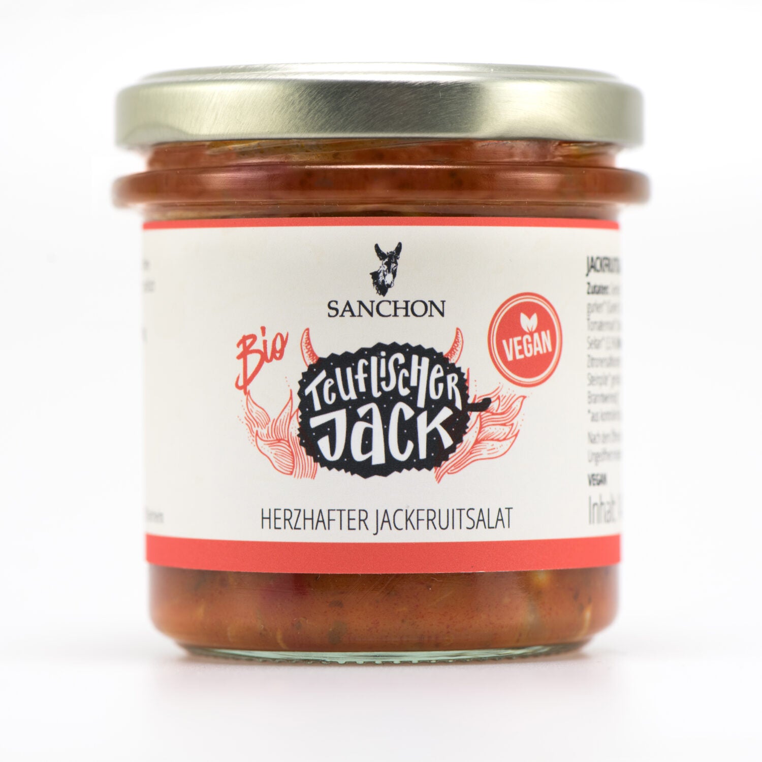 Sanchon Veganer Bio-Brotaufstrich Teuflischer Jack