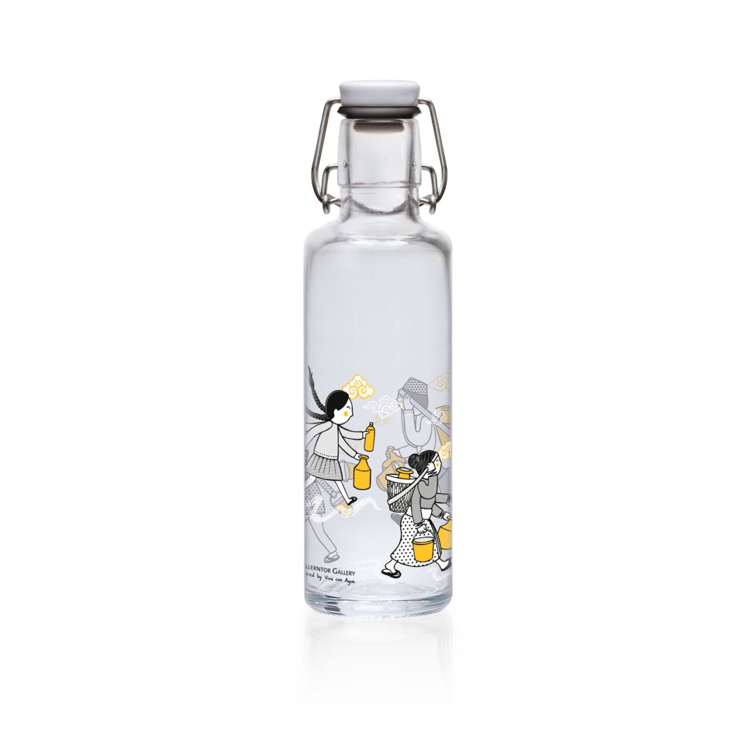 soulbottles 0,6l Glastrinkflasche "All 4 Water"