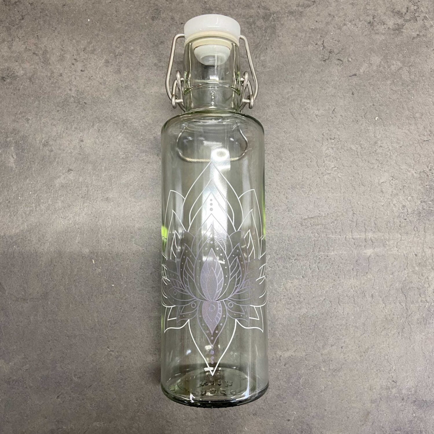 soulbottles 0,6l Glastrinkflasche "Just breathe" - Dritte Wahl
