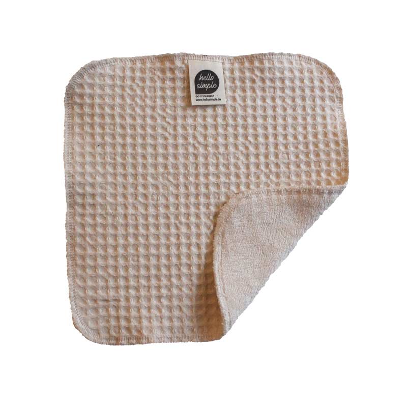 hello simple Bio-Baumwolle Spültuch XL Natur