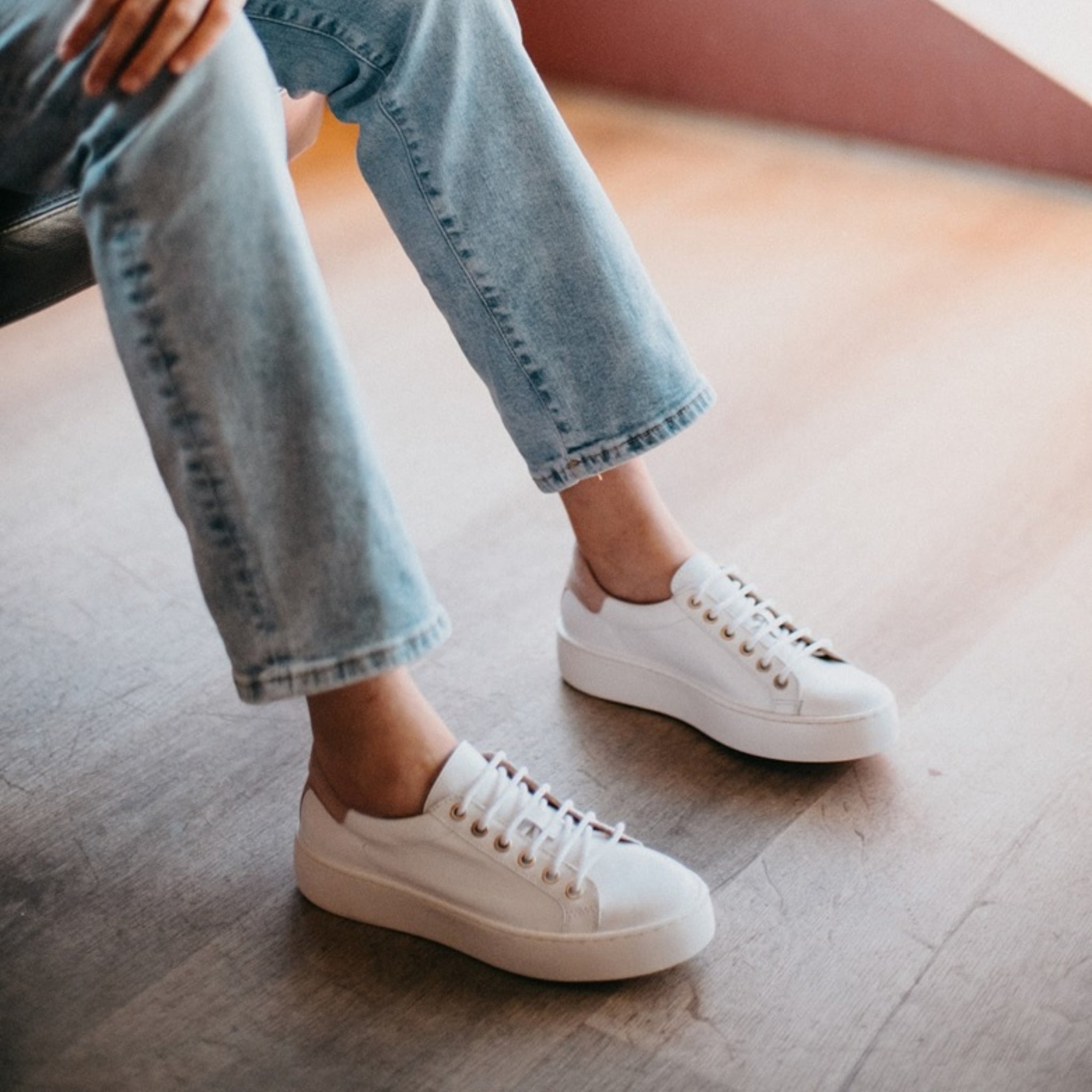 Jutelaune Tennis Sneakers Nude