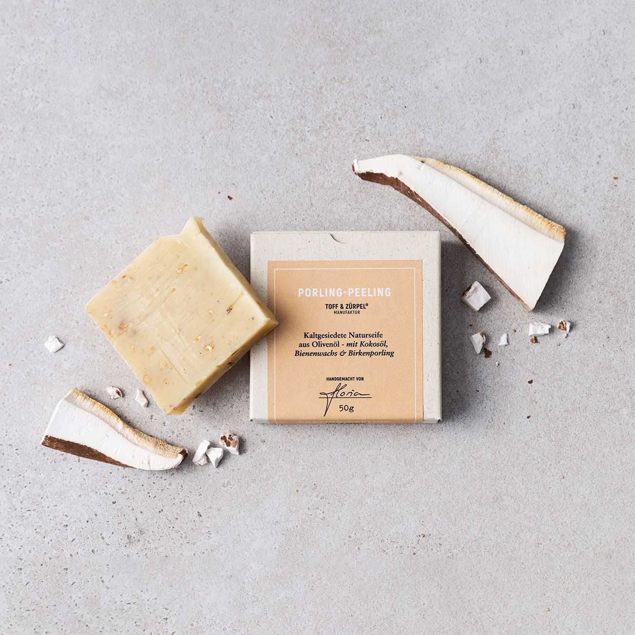 Toff & Zürpel Naturseife Porling-Peeling 50 g