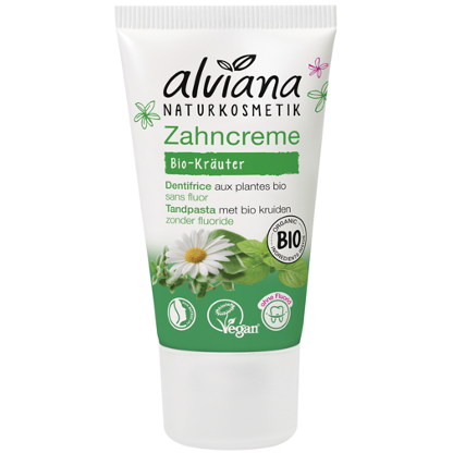 alviana Mini Zahncreme "Kräuter" 20 ml
