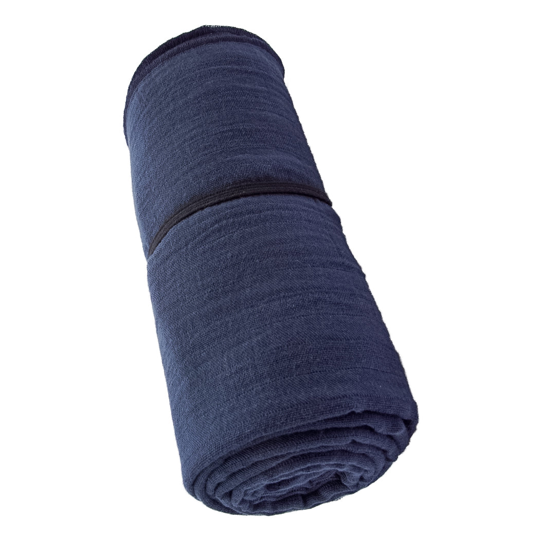 Valleys & Hills Reisehandtuch "LINNEA" Groß Midnight Blue