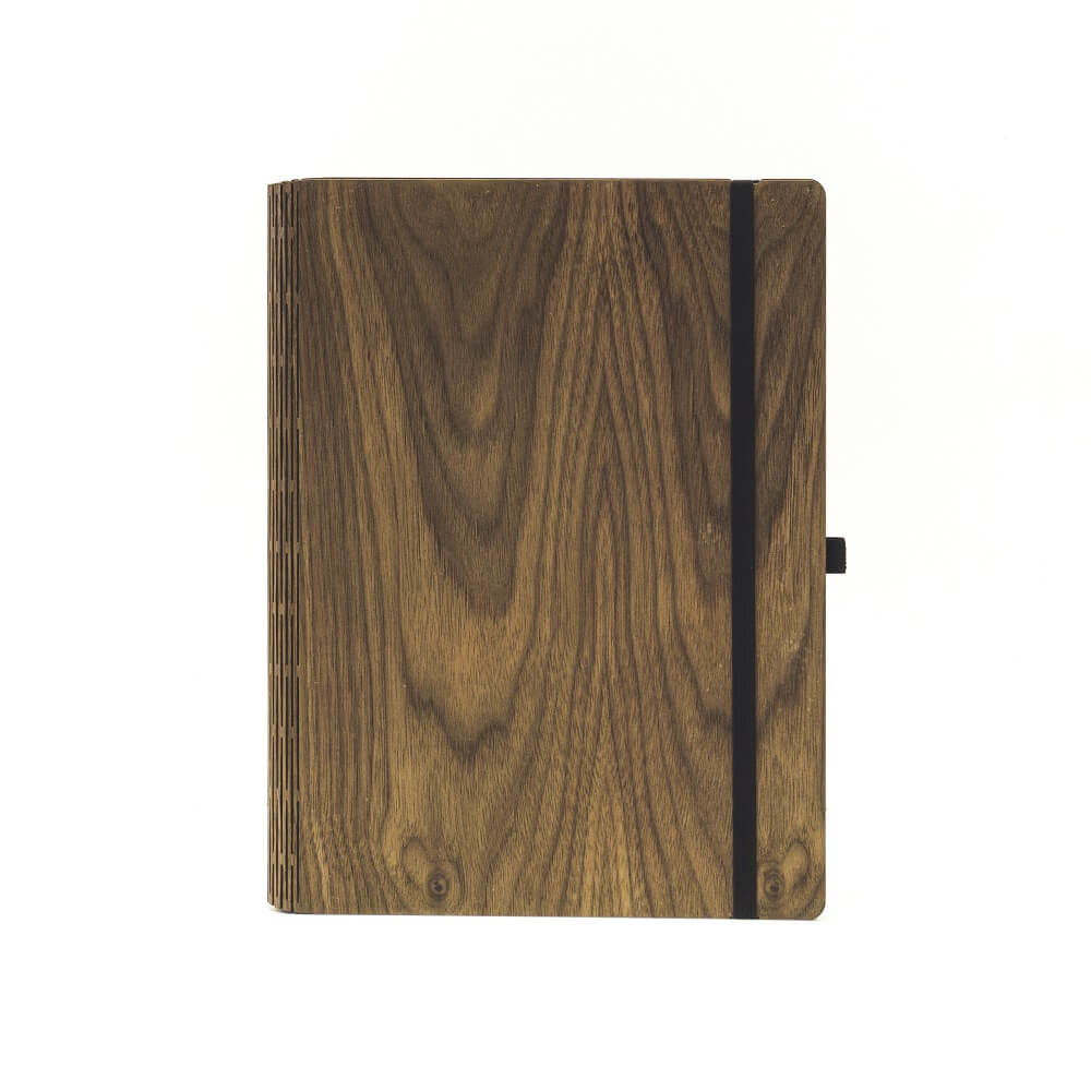 JUNGHOLZ Woodbook A4 Walnuss Blanko