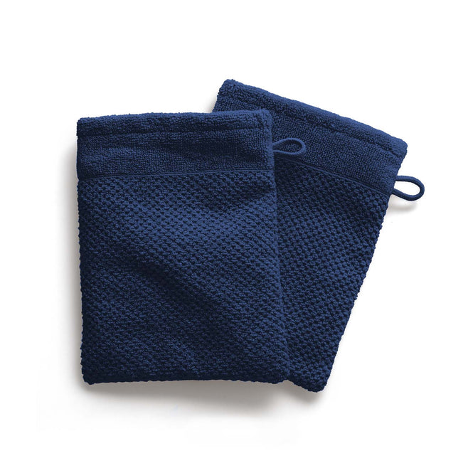 Kushel Waschhandschuh "The Wash Glove Set" Ocean Blue