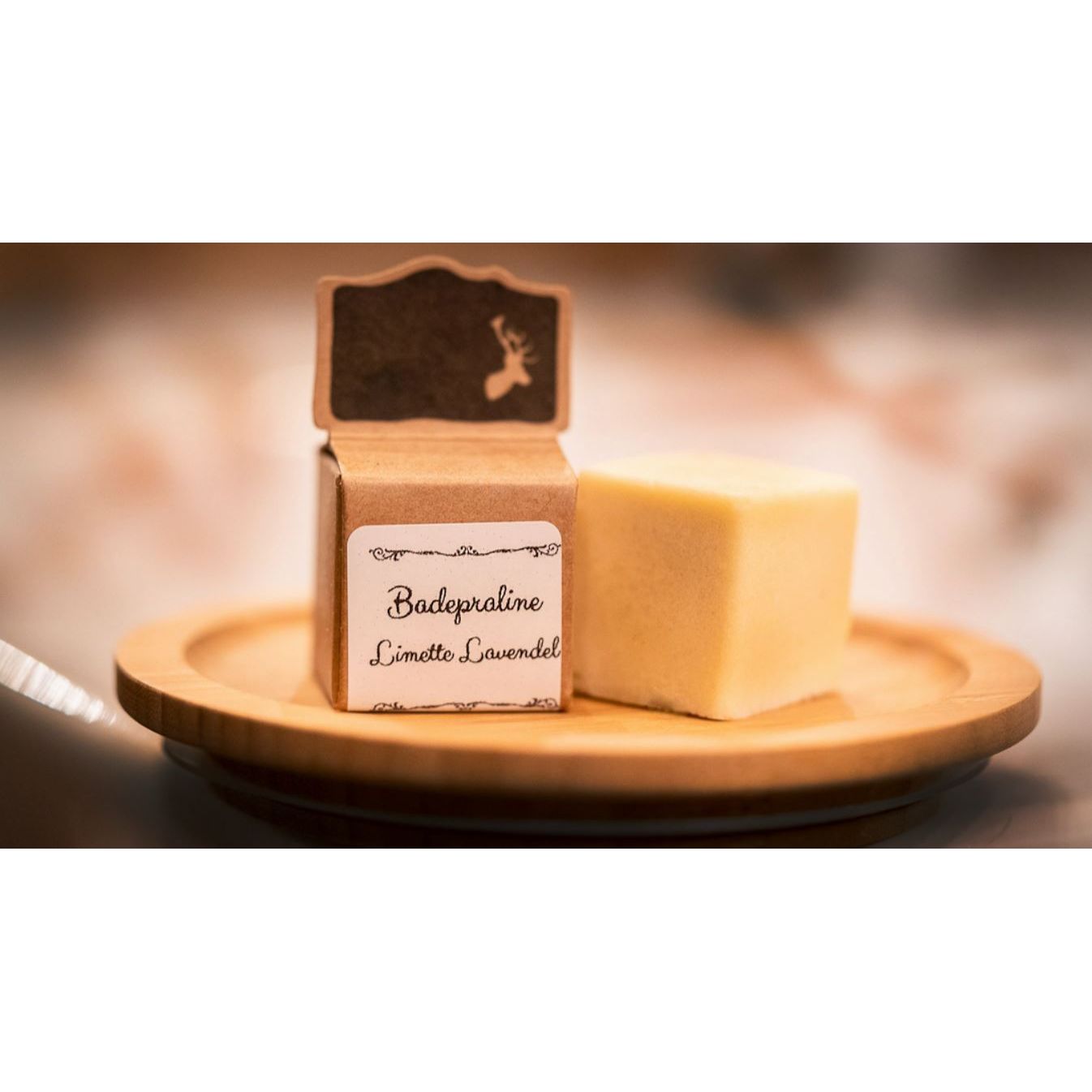 Woidsiederei Badepraline Limette Lavendel
