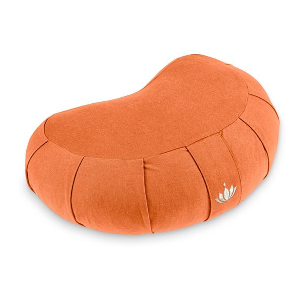 Lotuscrafts Zafu-Meditationskissen ZEN Halbmond Terra