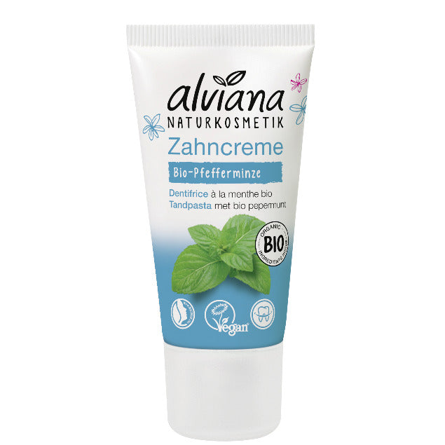 alviana Mini Zahncreme Bio-Pfefferminze
