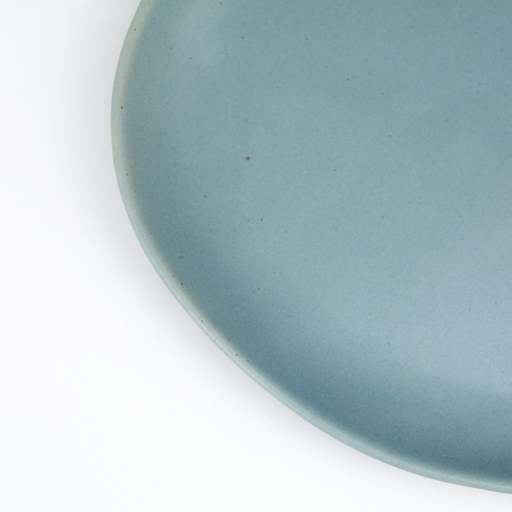 atisan Steingut Servierplatte "Badai" stein-blau