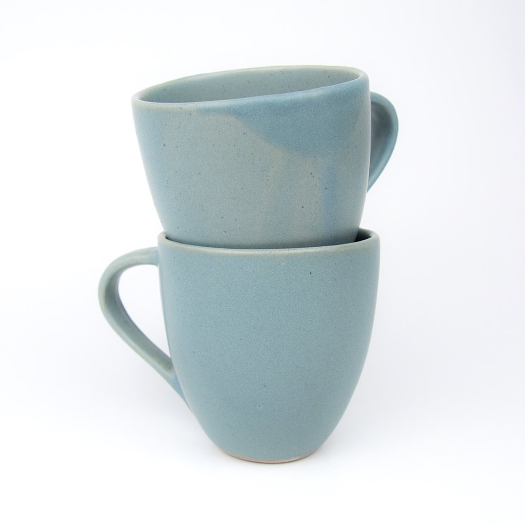 atisan Steingut Tasse Badai stein-blau