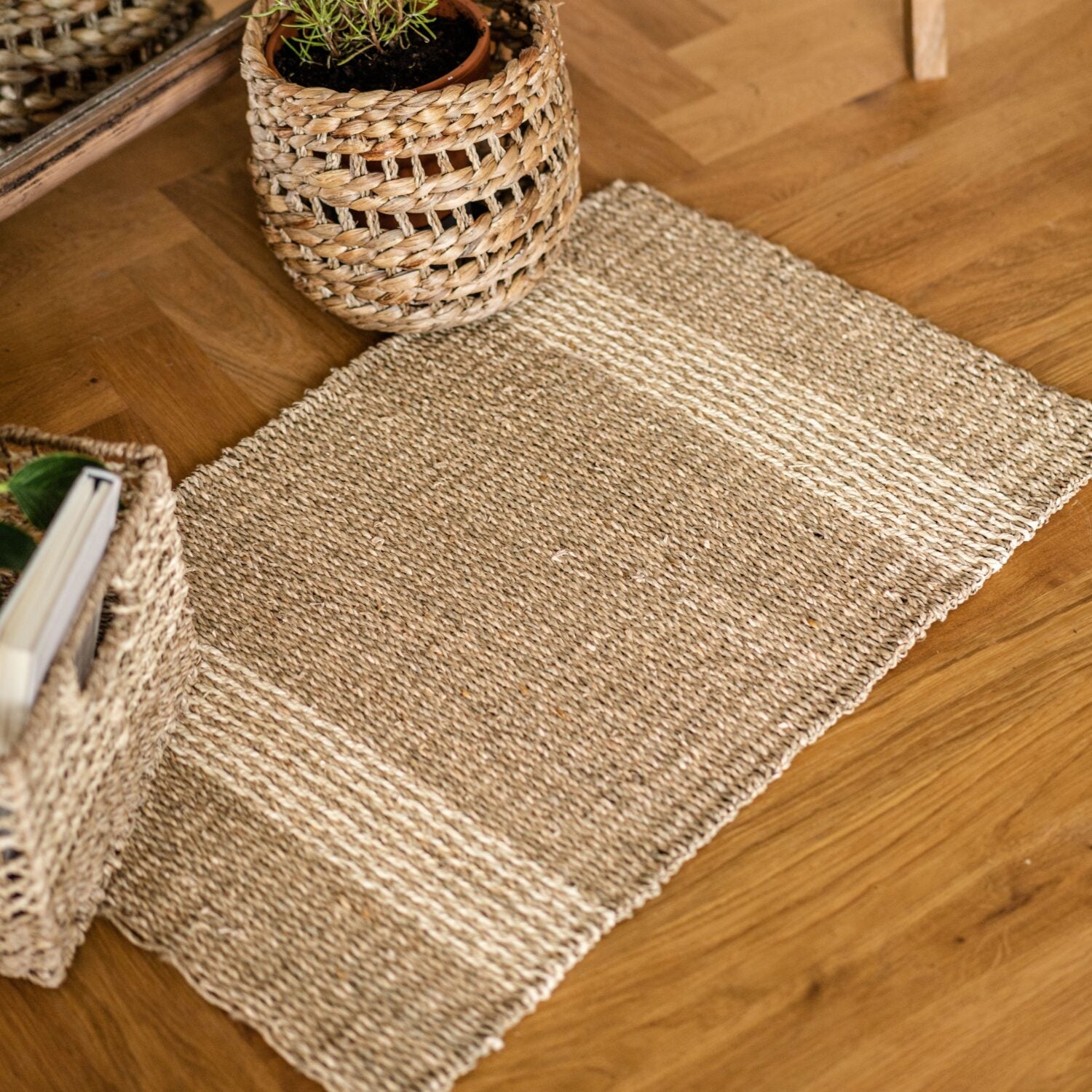 atisan kleiner Naturfaser Teppich "Minta"