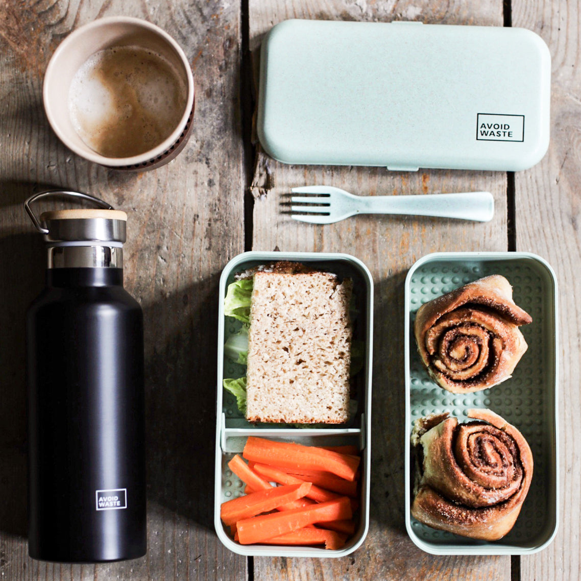 Avoidwaste Lunchbox mit Weizenstroh