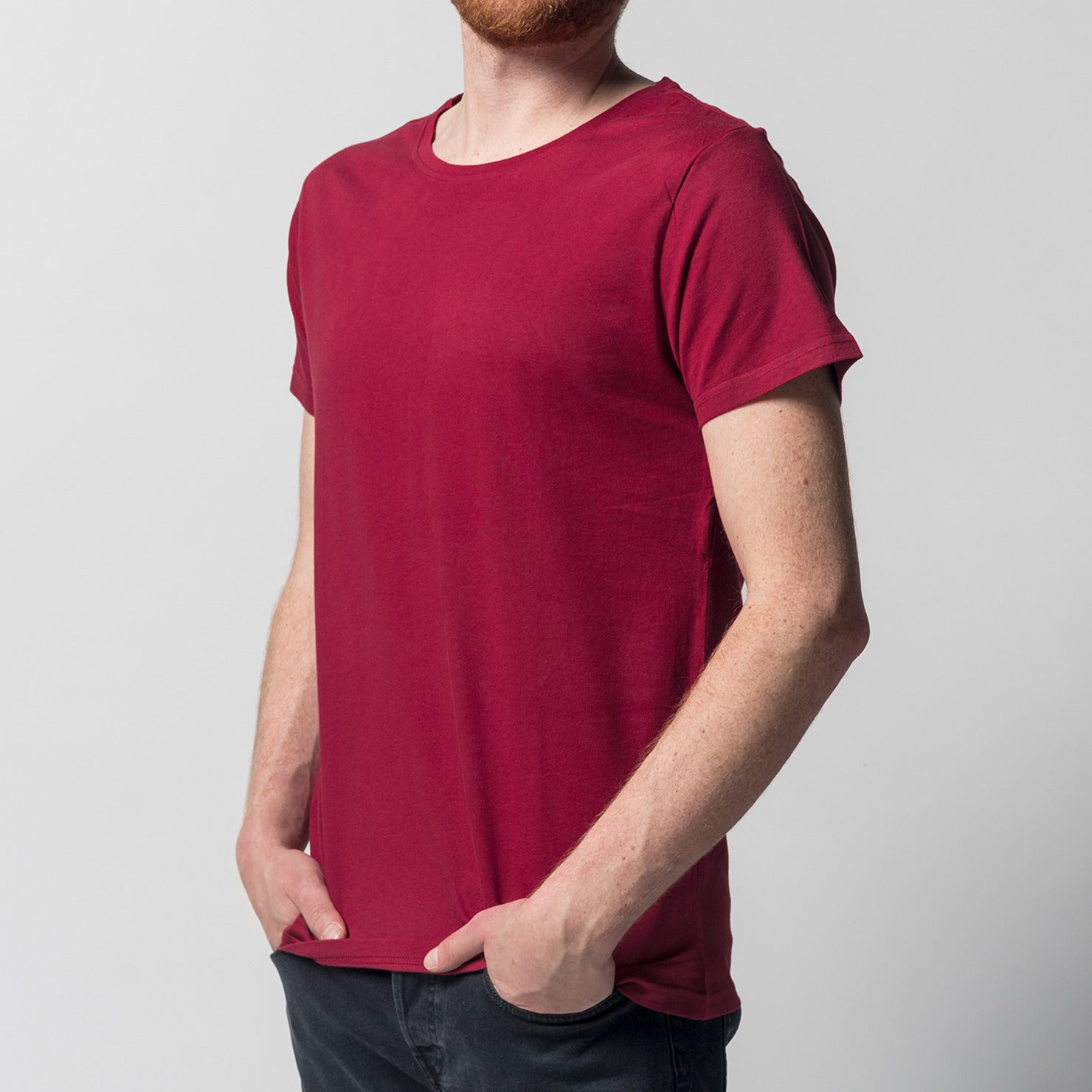MELAWEAR Herren T-Shirt "BASIC" Grau Melange M