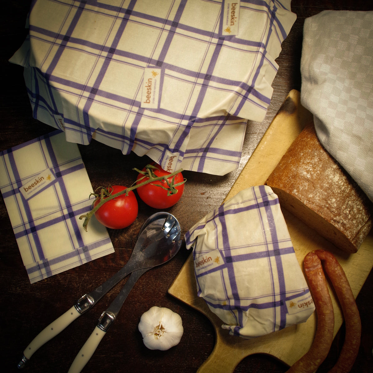 beeskin Bienenwachstuch 3er Set "Multi"