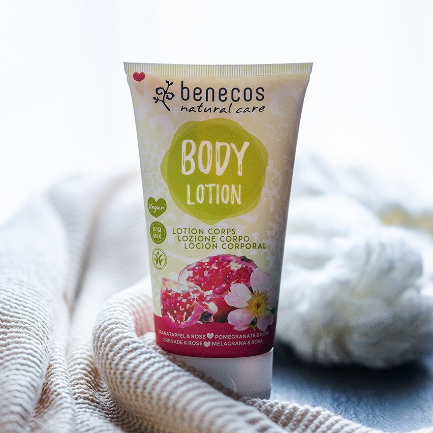 benecos vegane Bodylotion "GRANATAPFEL & ROSE" 150 ml