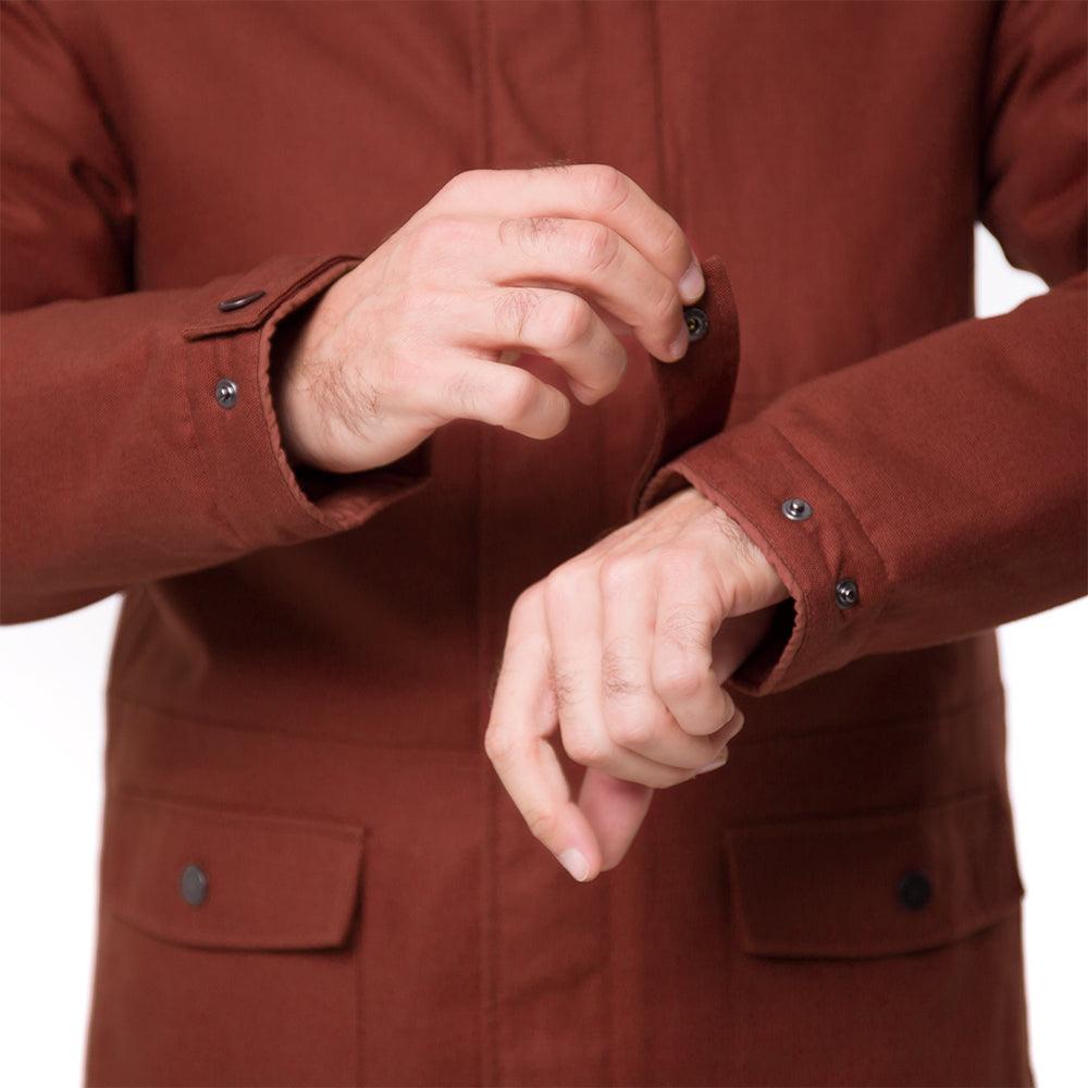 bleed clothing-guerilla thermal parka-herren-rot