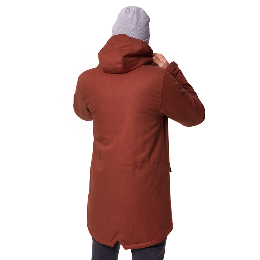 bleed clothing-guerilla thermal parka-herren-rot