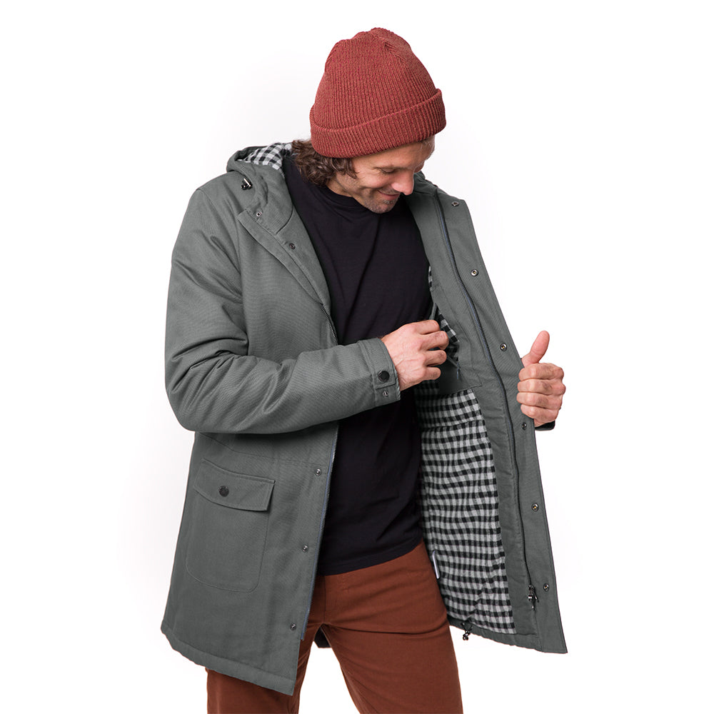 bleed clothing-guerilla thermal parka-herren-grau