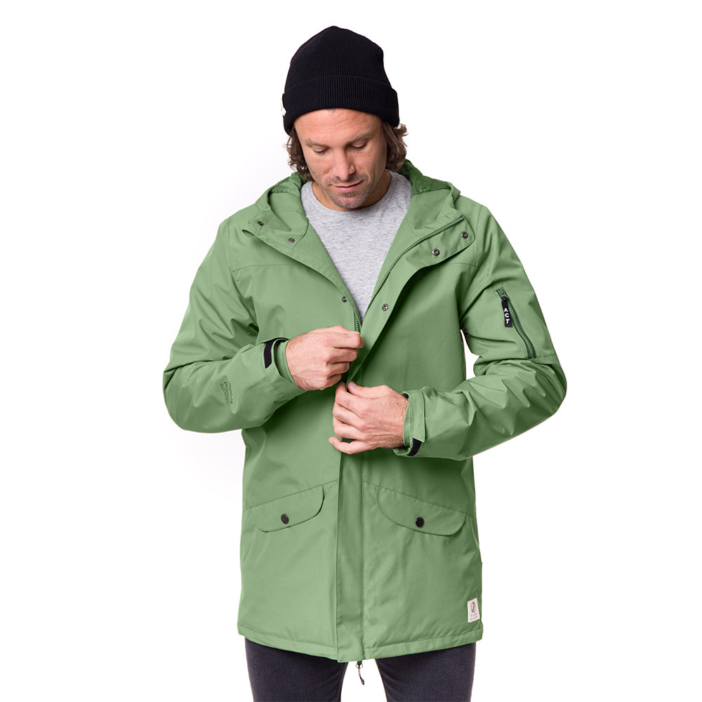 bleed clothing Active Mantel SYMPATEX Grün Herren