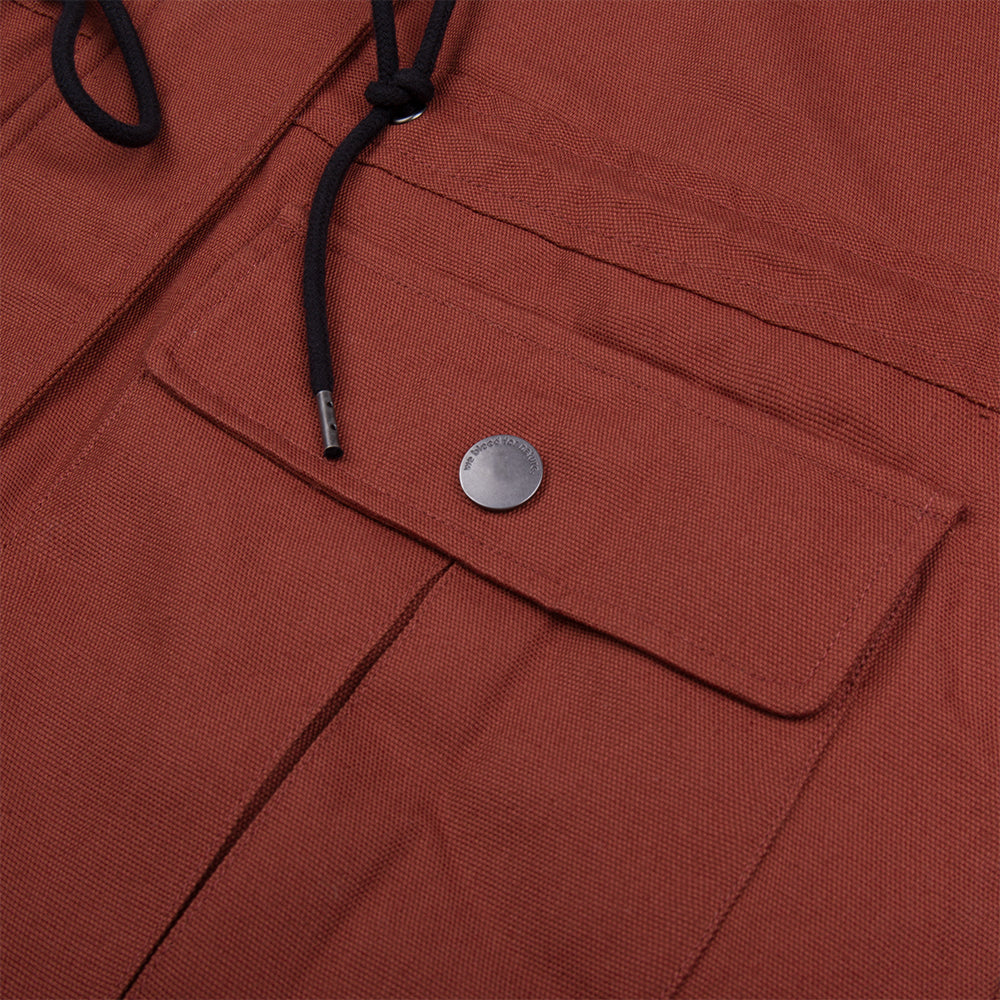 bleed clothing-guerilla thermal Parka-Damen-rot