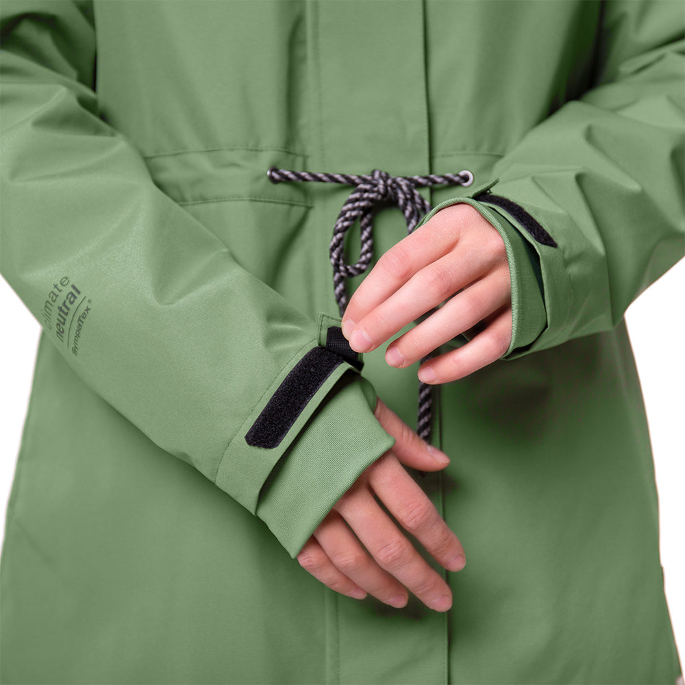 bleed clothing-active coat-sympatex-damen-grün