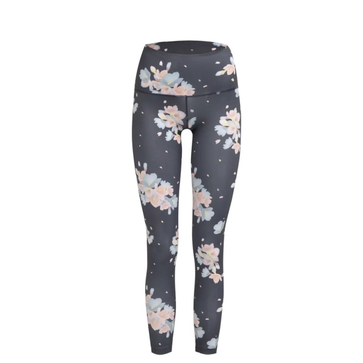 boochen Damen High-Rise Leggings Dark Sakura Print