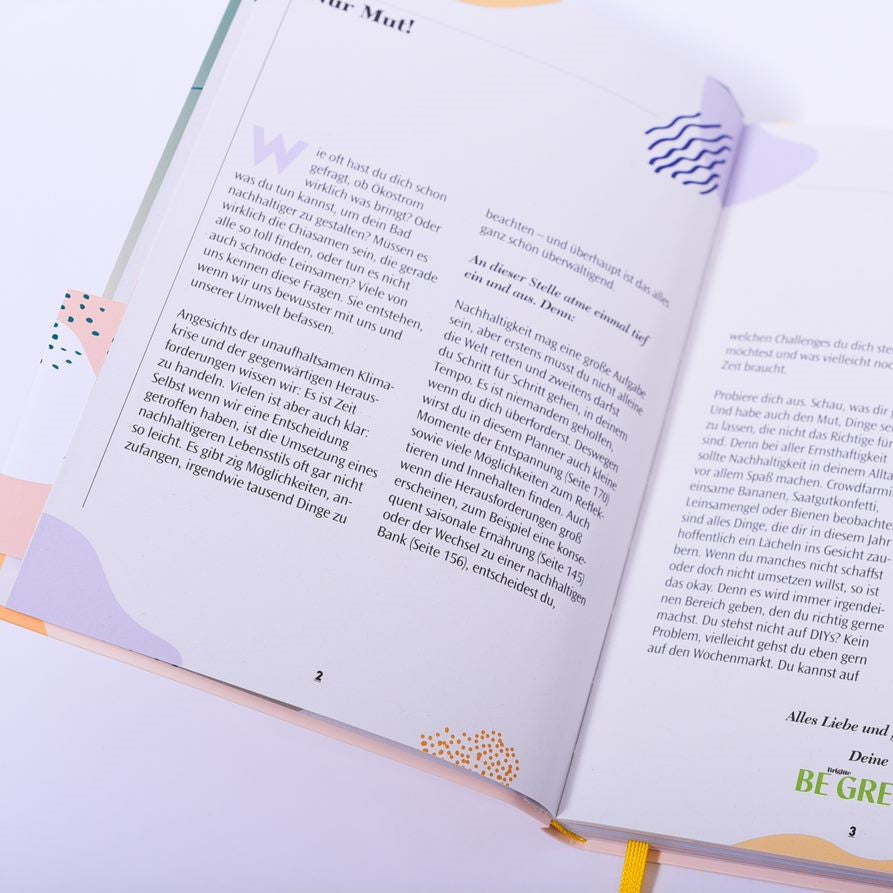 BRIGITTE BE GREEN Daily Planner "für ein nachhaltiges Leben"