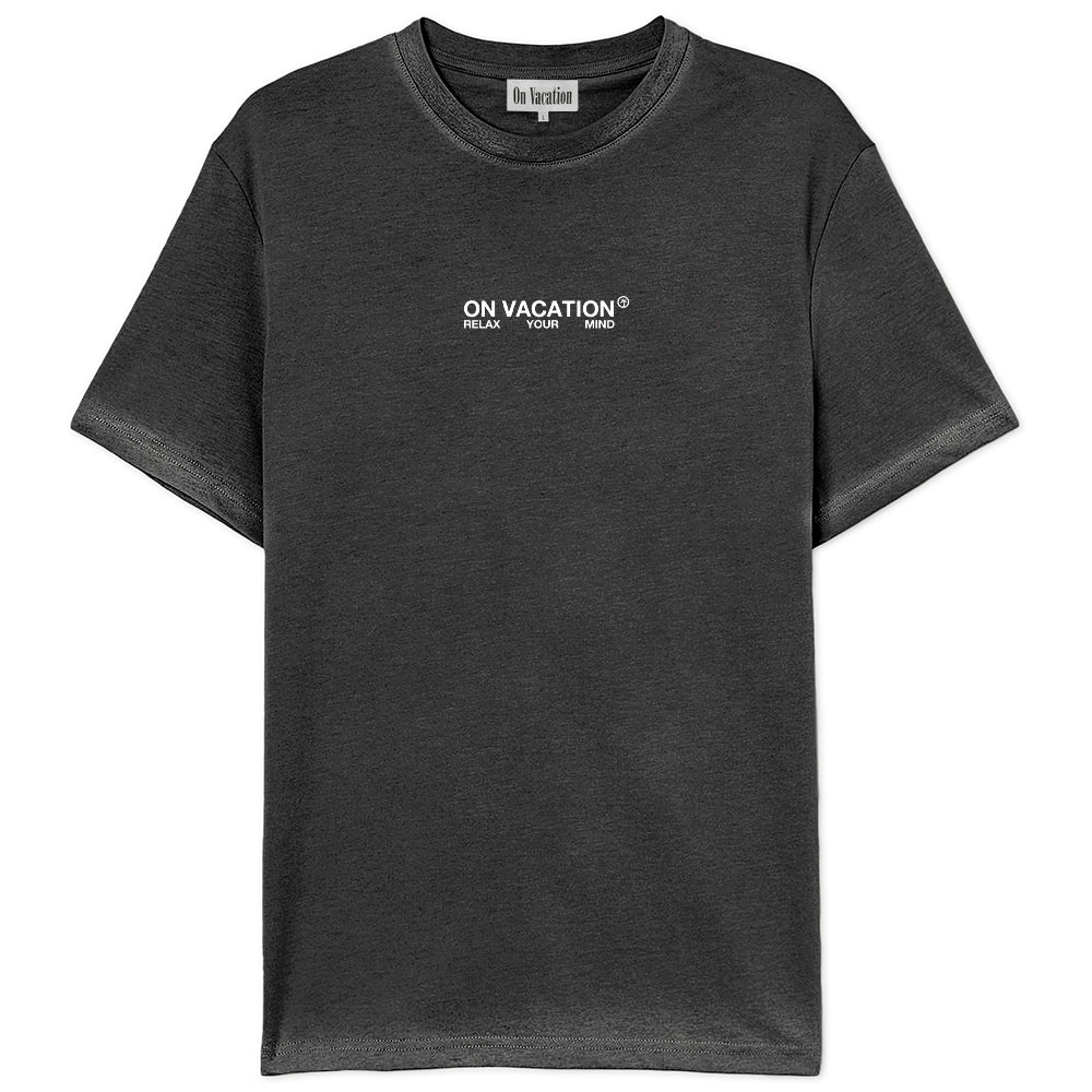 On Vacation Unisex T-Shirt "Central Carrier" - Washed Black