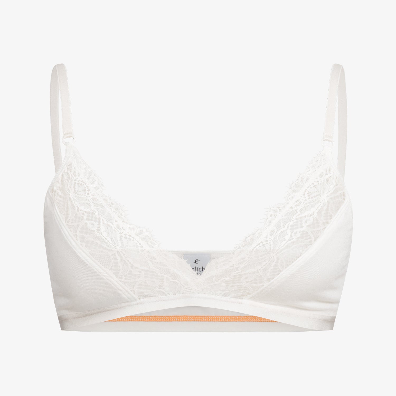 erlich textil Bralette mit Spitze "Clara" Ecru