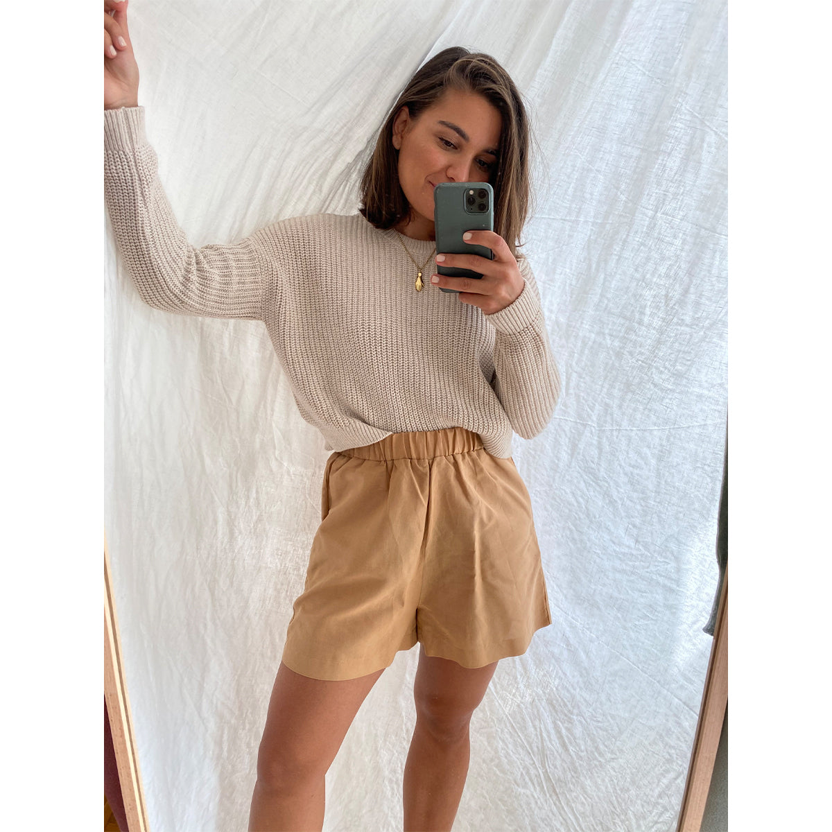 dariadéh Shorts "Daisy" Tan