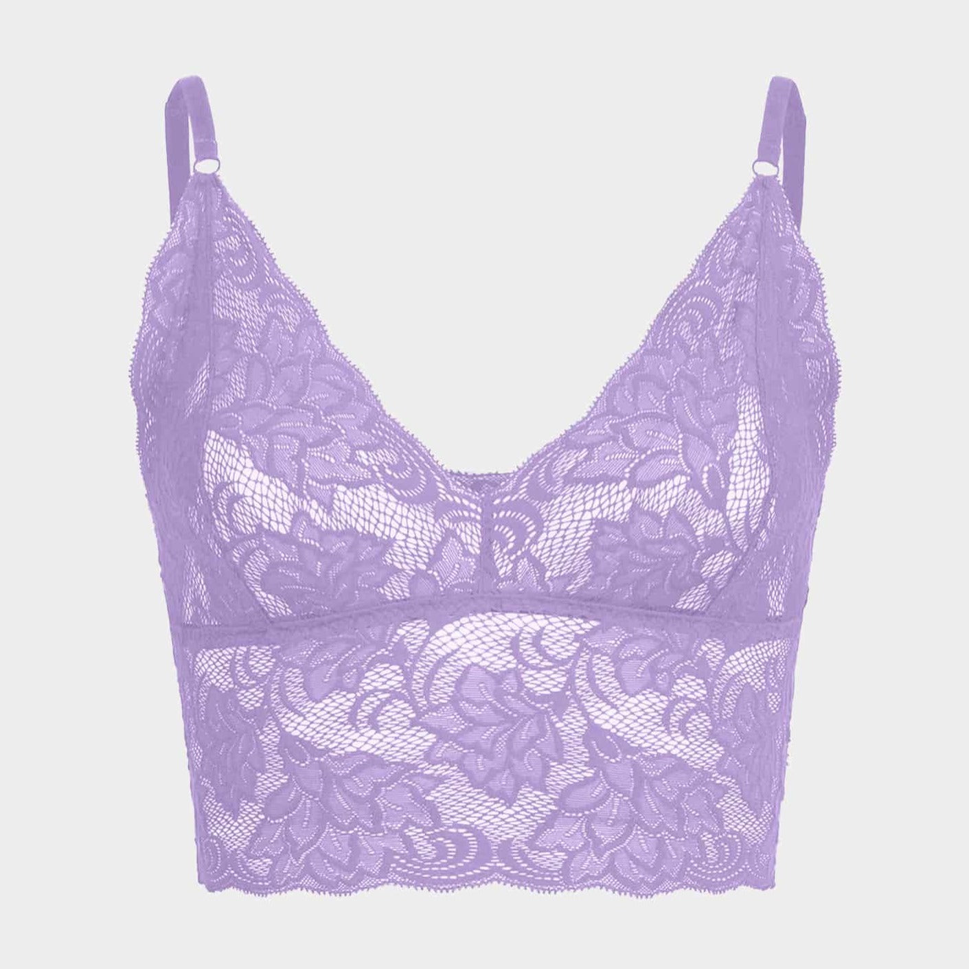 erlich textil Bralette "Ophelia" Flieder
