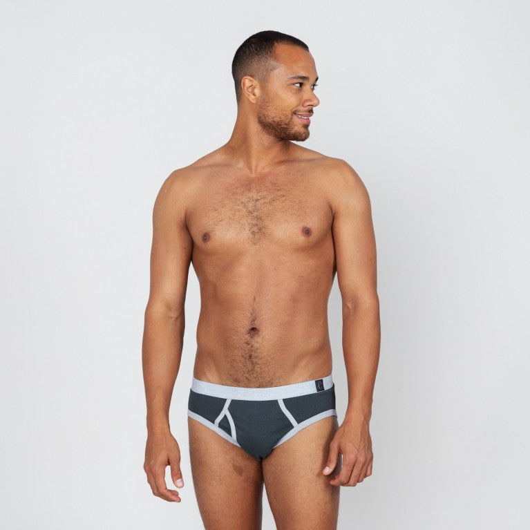 erlich textil Männer Slip "Lukas" graphit