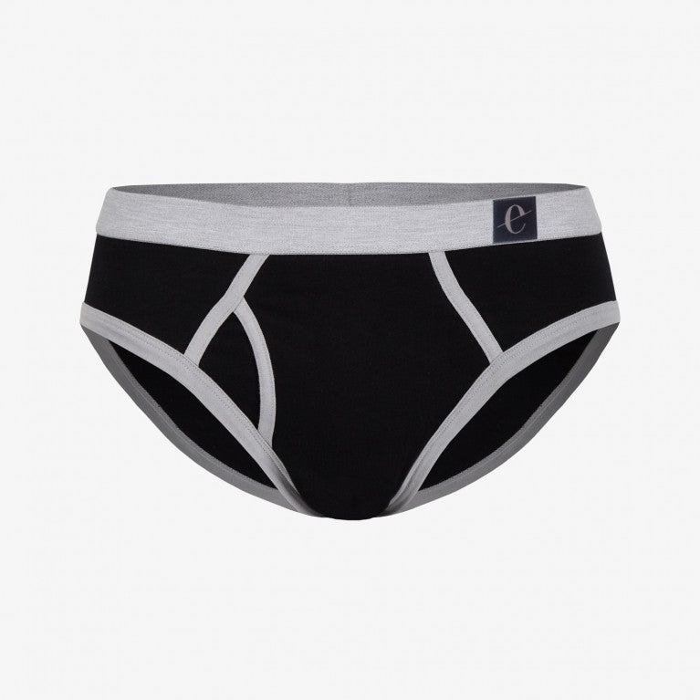 erlich textil Männer Slip "Lukas" schwarz