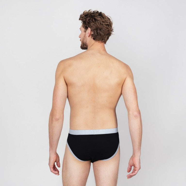 erlich textil Männer Slip "Lukas" schwarz