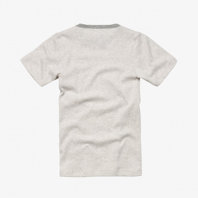 erlich kids T-Shirt "Alex" ecru-grau ringel